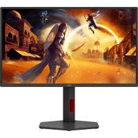 Монитор TFT AOC 24.5" Q25G4SR IPS QHD 400nit 300Hz 2*HDMI DP Pivot Black/Red