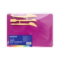 Доска для пластилина Kite набор Classic доска + 3 стека, розовый (K-1140-10)