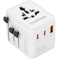 Дорожній адаптер CANYON OnTour 20 EU/UK/US/Australia 20W білий