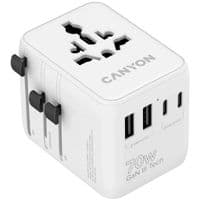 Дорожній адаптер CANYON OnTour 20 EU/UK/US/Australia 70W білий