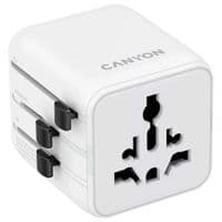 Дорожній адаптер CANYON OnTour One EU/UK/US/Australia Білий