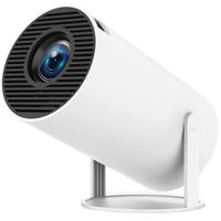 Проектор H96 MAX HY300A, LED, LCD, HD, 100 AL, 16:9, Android 9.0, HDMI, WiFi, Bluetooth, білий