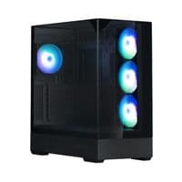 Корпус Zalman P40 Prism Plus без БЖ, 2xUSB3.0, 1x Type C, 3x120мм ARGB Reverse,  1x120мм ARGB, VGA 420мм, LCS ready, TG TG Side/Front/Top Panel, ATX, чорний