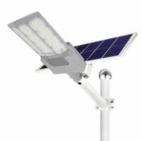 Вуличний ліхтар Vargo HYBRID Solar із сонячною батареєю+220V на столб 3VPP, 1 режим, 300W, ip65, вбудований акумулятор 15000mah, White, Box