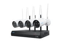 Комплект видеонаблюдения из 4 уличных 8МП WIFI камерами Reolink NVS12-8MB4W (4 уличные WIFI камеры, 4 блока питания, WIFI видеорегистратор с HDD 2TB)
