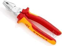 Плоскогубцы KNIPEX комбинированные особой прочности 02 06 180 (02 06 180)