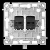 Механизм интернет розетки Ajax OutletCore (LAN) black