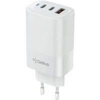 Сетевое зарядное устройство Gelius Elevaro 65W GP-HC065 USB+2Type-C (QC/PD/PPS) White