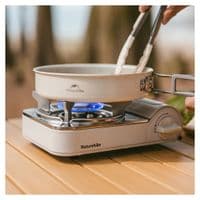 Портативная газовая плитка Naturehike CNK2350CF016, белая (6927595754627)