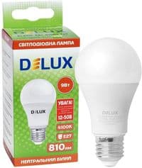 Лампочка Delux BL 60N 9 Вт 4100K AC/DC12-50В E27 (90023321)