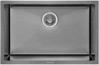 Мойка кухонная GRANADO Under top L STEEL S201 black (GS09201B)
