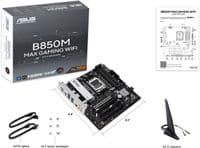 Материнська плата Asus B850M Max Gaming WiFi Socket AM5