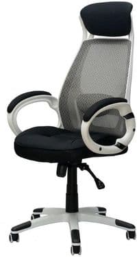 Кресло офисное Special4You Briz black/white