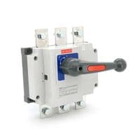 Ручной ввыключатель / разъединитель / рубильник CHINT NH40-630 / 3P, 380V, 630A, стандартная рукоятка