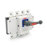 Ручной выключатель / разъединитель / рубильник CHINT NH40-630 / 4P, 380V, 400A, стандартная рукоятка