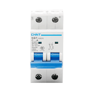 Автоматический выключатель постоянного тока CHNT NB1-63DC 2P C10 DC500V, 10A, 6kA, DIN, 86*36*49.5mm