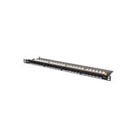 Патч-панель DIGITUS 19" 0.5U, 24 порти, cat 6 UTP у зборі