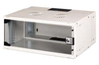 Шафа DIGITUS 19", 4U, SOHO PRO, скляні двері, 540x400 мм, 60кг максимально, сіра