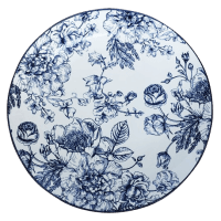 Тарелка Limited Edition BLOSSOM BLUE /26.5 см/обед (YF7001-1)
