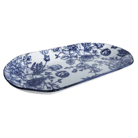 Блюдо Limited Edition BLOSSOM BLUE /30 см/овал (YF7001-7)