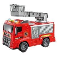 Іграшка CARS S Пожежний кран 1:20  (інерція, звук, світло, поворот драбини)