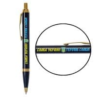Ручка шариковая Parker IM 17 UKRAINE Black GT BP Слава Україні! + Герб + Героям Слава! (22032_T2186u)