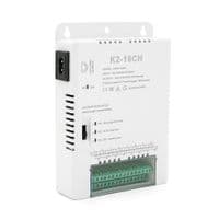 Импульсный блок питания с регулировкой напряжения 12 / 13,5 / 15V-10A / 16CH по 1А, в пластиковом корпусе, 16-ти канальный