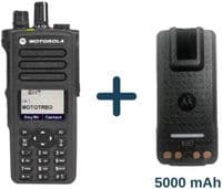 Рація Motorola DP4800e VHF + AES 256 DMR + антена + 2 акб