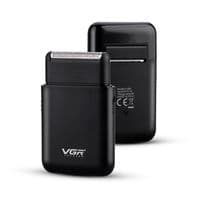 Электробритва VGR V-390 BLACK, шейвер, выдвижной триммер, Box