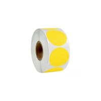 Этикетка UKRMARK термо ECO 38x38/ 0.1тис, круг, желтый (900389)