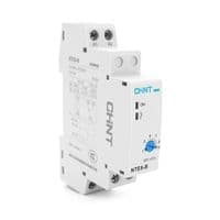 Реле времени CHINT NTE8B120S, на DIN-рейку, задержка включения-12с-120с, Ue / le: AC-15 240В / 0,75А, -5&amp;deg;С~+40&amp;deg;С, 93х66,5х18,5 мм