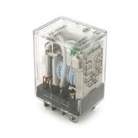 Реле электромагнитное CHINT JQX-13F(D) / 2Z, DC24V, контактная группа 2CO+2NO, (0,9~1,2) Вт, номинальный ток 10А, котушка 640&amp;times;(1&amp;plusmn;10%)Ом, 27,5*21,5*35,5мм