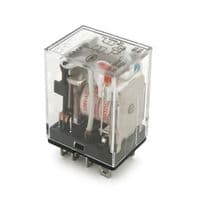 Реле электромагнитное CHINT JQX-13F(D) / 2Z, АС220, контактна група 2CO+2NO, (1,8~2) VA , номинальный ток 10А, котушка 39000&amp;times;(1&amp;plusmn;10%)Ом, 27,5*21,5*35,5мм