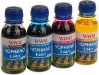 Комплект чернил WWM EPSON L110/210/355 B/C/M/Y (E64SET4-2) 4*100г