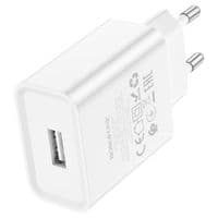 Зарядний пристрій BOROFONE BA74A USB 10.5W white (6974443388640)