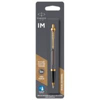 Ручка шариковая Parker IM 17 Grey Lacquer GT BP блистер (21 136)
