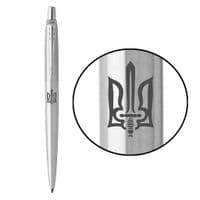 Ручка шариковая Parker JOTTER 17 UKRAINE SS CT BP Трезубец ОУН (глад.) (16132_T030t)