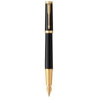 Ручка перьевая Parker INGENUITY Black Lacquer GT FP F (60 011)