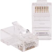 Модульный штекер RJ45 для UTP CAT6A, 100 шт.
