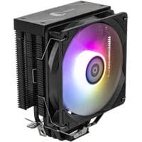 Процессорный кулер Qube ST-6U3-ST ARGB black OEM (120mm/4pin ARGB+PWM/2500RPM/20Dba/мак. TDP 160W/4 тепл. трубки)