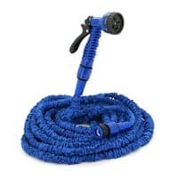 Шланг садовый KY-375B, 10-37.5м / 125ft, + распылитель, насадка на кран, Blue, Box