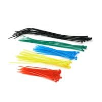 Стяжки нейлон Набор 5в1 3,0х240mm черные 10, 2,0х195mm зеленые 10, 2,0х150mm желтые 20, 2,0х115mm синие 20, 2,0х95mm красные 20