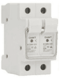 Корпус під запобіжник CHINT-RT28-32 (RO15) 2Р, під запобіжник 10*38mm