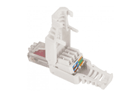 Конектор RJ-45 швидкого монтажу 8P8C UTP Cat-6 (розбірний, безінструментальний) білий, ціна за 1 шт