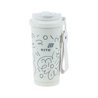 Термокружка Kite 550 мл, біла (K25-1226-3)