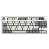 Клавиатура беспроводная Attack Shark K86, Retro Grey, Bluetooth 5.0/2.4GHz USB/Type-C, механическая (переключатели Linear Blue Whale), RGB подсветка, 1.5" TFT дисплей, 86 кнопок, аккумулятор 4000 mA