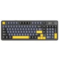 Клавиатура беспроводная Attack Shark X98 Pro, Star Black, Bluetooth 5.0/2.4GHz USB/Type-C, механическая (переключатели Linear Blueberry), RGB подсветка, 1.5" LCD дисплей, 99 кнопок, аккумулятор 4000 mAh, EN/
