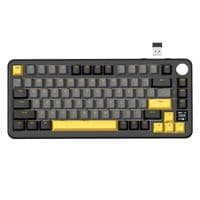 Клавиатура беспроводная Attack Shark X85 Pro, Starry Black, Bluetooth 5.0/2.4GHz USB/Type-C, механическая (переключатели Linear Blueberry), RGB подсветка, 0.85" TFT дисплей, 81 кнопка, аккумулятор 4000 mA
