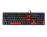 Механічна ігрова клавіатура Bloody S525N (Fire Black), чорна