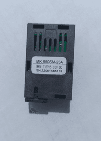 Оптичний модуль MK-950SM-25A одноволоконний, для ремонтної плати медіаконвертера Tx / Rx(43030), під паяння, 155M Tx1310 / Rx1550, 3.3V SC, Q200